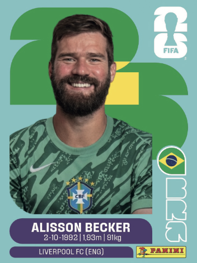 Figurinha Goleiro 🧤 — Brasil