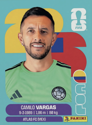 Figurinha Goleiro 🧤 — Colômbia