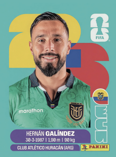 Figurinha Goleiro 🧤 — Equador