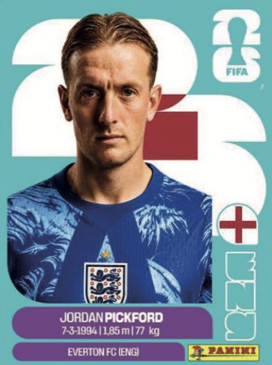 Figurinha Goleiro 🧤 — Inglaterra