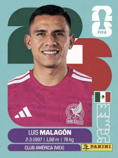 Figurinha Goleiro 🧤 — México